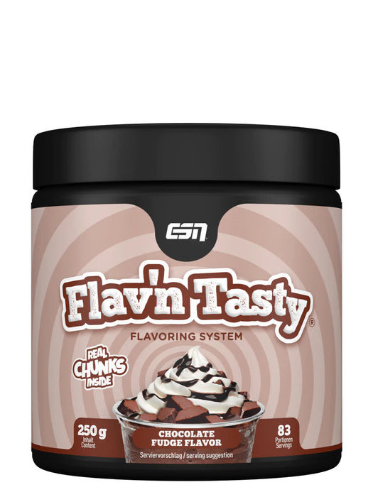 ESN Flavn Tasty, 250 g Dose - Chocolate Fudge Flavor