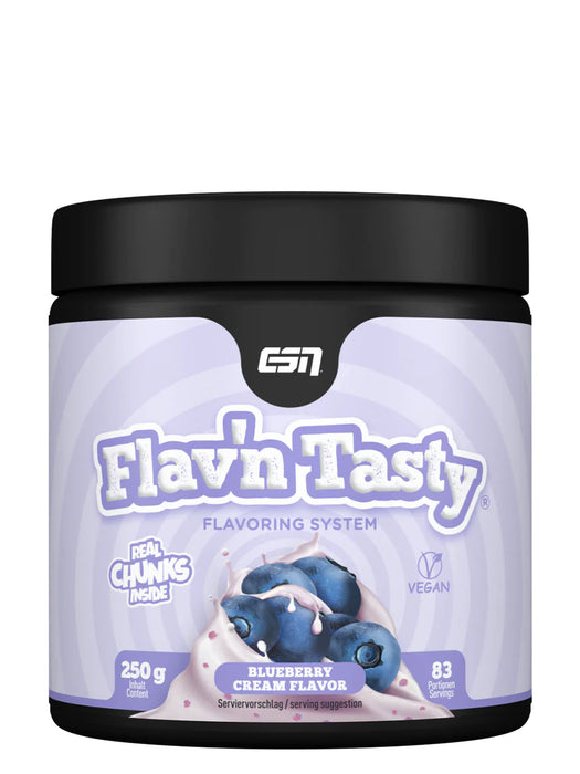 ESN Flavn Tasty, 250 g Dose - Blueberry Cream Flavor