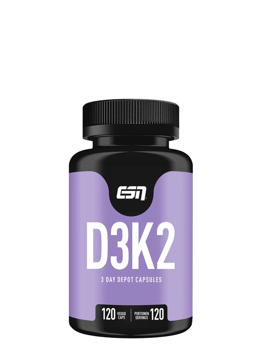 ESN Vitamin D3 + K2, 120 Kapseln Dose