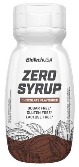 BioTech USA Zero Syrup, 320 ml Flasche - Schokolade Sirup
