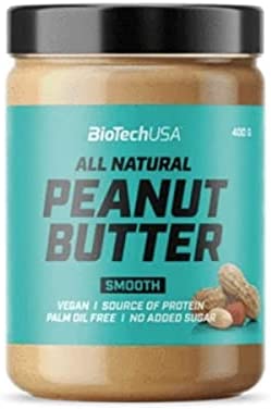 BioTech USA Peanut Butter, 400 g - Smooth