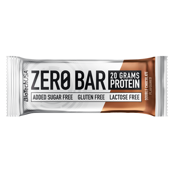 Biotech USA Zero Bar Proteinriegel, 50g - Double Chocolate