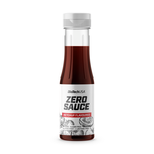 BioTech USA Zero Sauce, 350 ml Flasche - Ketchup Sauce