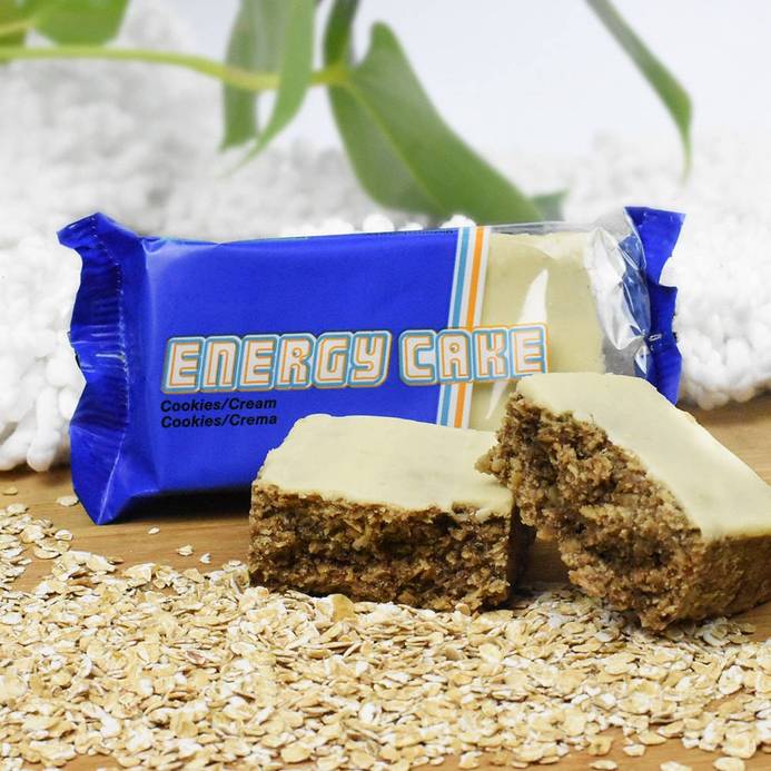 Energy Cake Cookies-Cream, 125g - Serviervorschlag