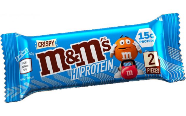 M&M's Hi Protein Bar Crispy, 52g